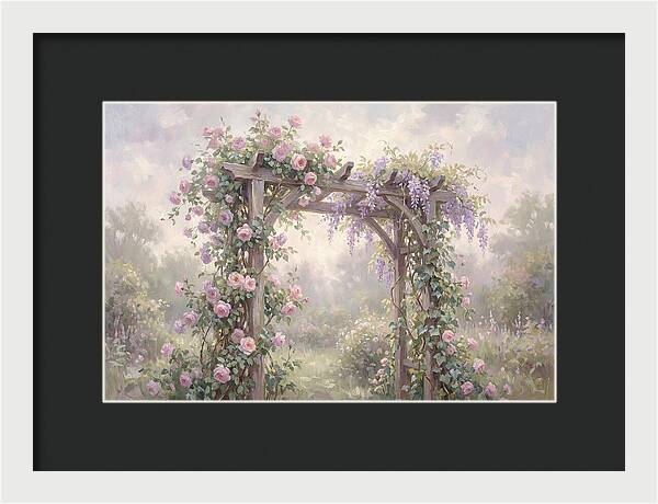 Arbor Covered In Climbing Vines