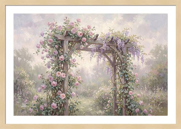 Arbor Covered In Climbing Vines