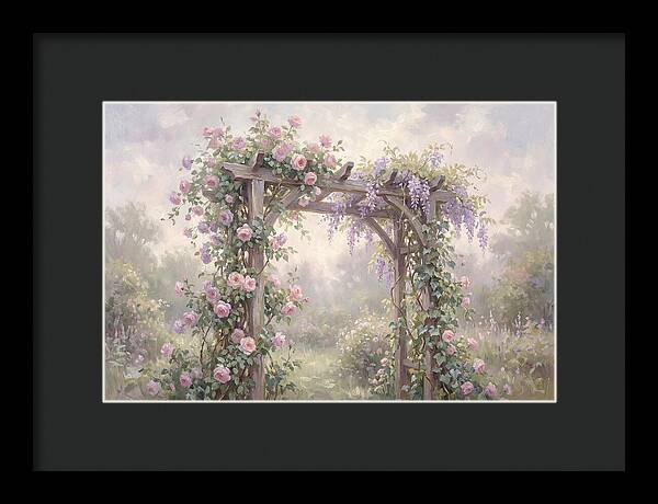 Arbor Covered In Climbing Vines