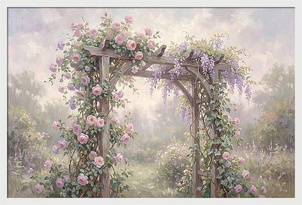 Arbor Covered In Climbing Vines