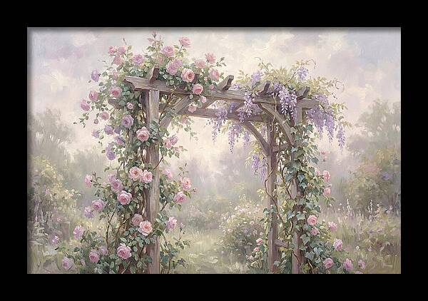 Arbor Covered In Climbing Vines