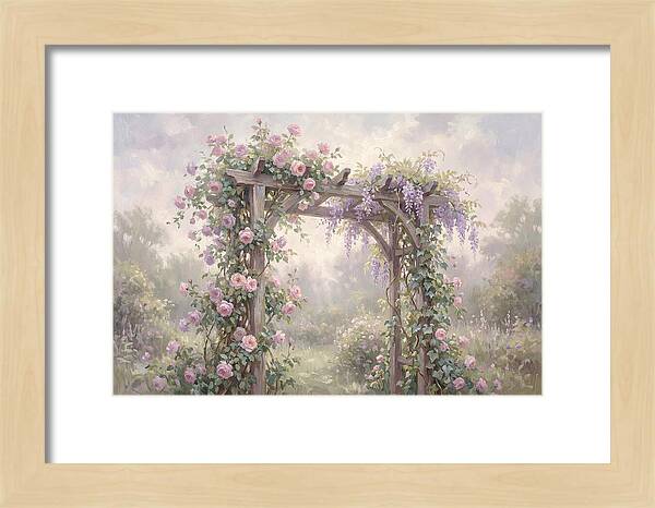 Arbor Covered In Climbing Vines