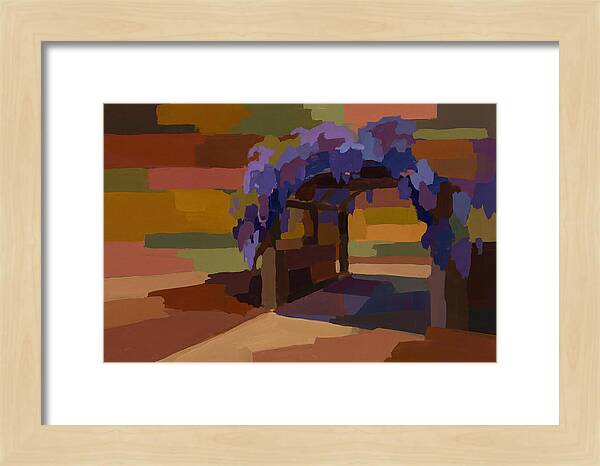 Arbor Covered In Climbing Wisteria