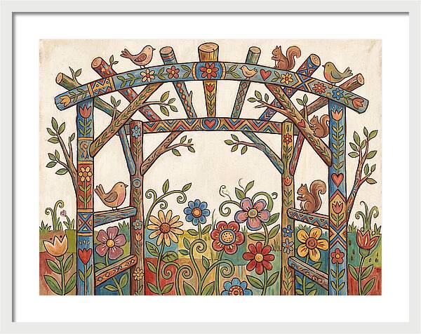 Arbor Folk Garden Scene