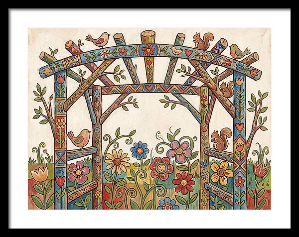 Arbor Folk Garden Scene