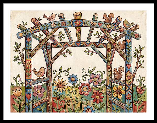 Arbor Folk Garden Scene