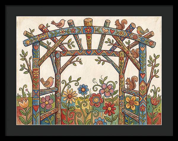 Arbor Folk Garden Scene