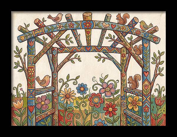 Arbor Folk Garden Scene