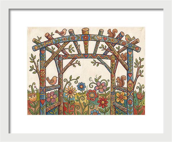 Arbor Folk Garden Scene