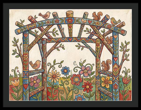 Arbor Folk Garden Scene