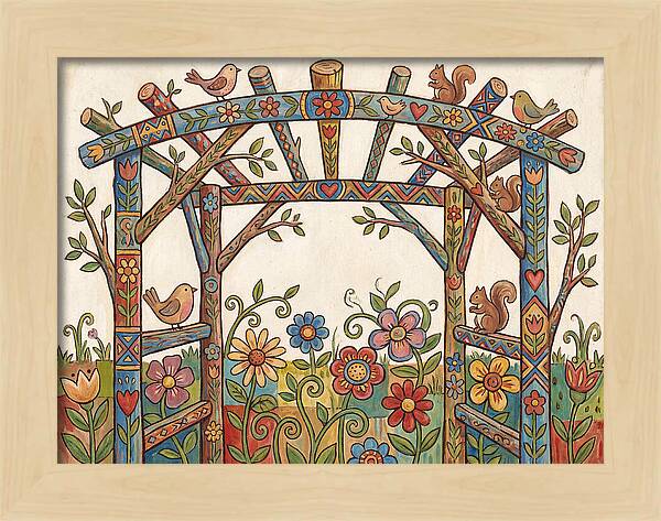 Arbor Folk Garden Scene