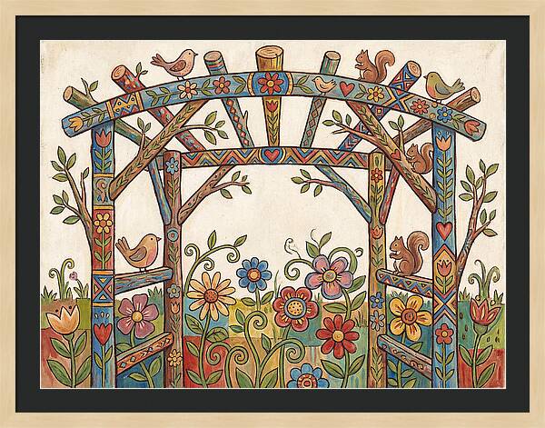 Arbor Folk Garden Scene