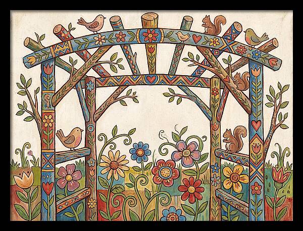 Arbor Folk Garden Scene