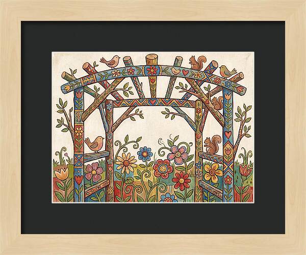 Arbor Folk Garden Scene