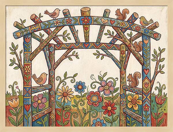 Arbor Folk Garden Scene
