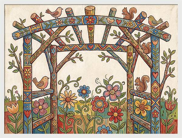 Arbor Folk Garden Scene