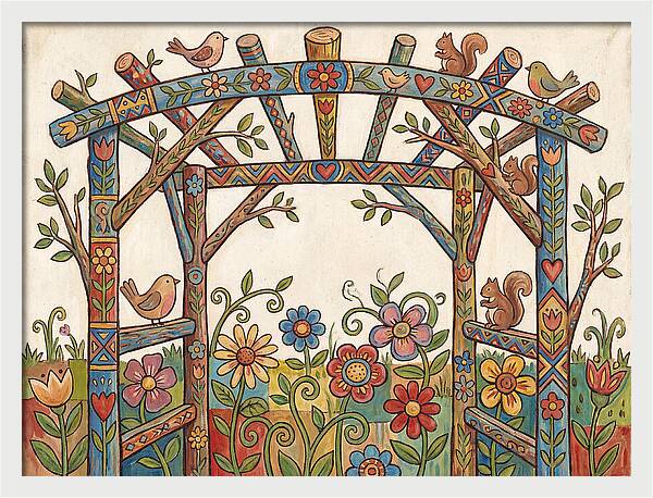 Arbor Folk Garden Scene