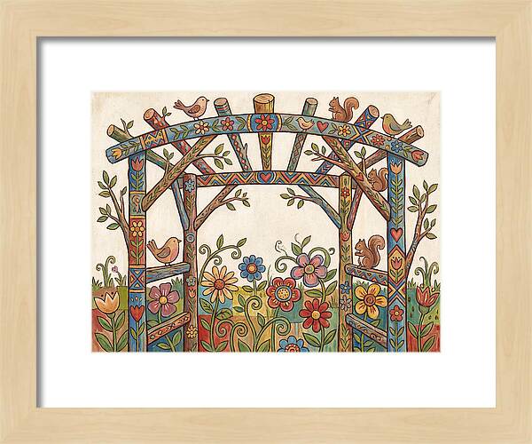 Arbor Folk Garden Scene