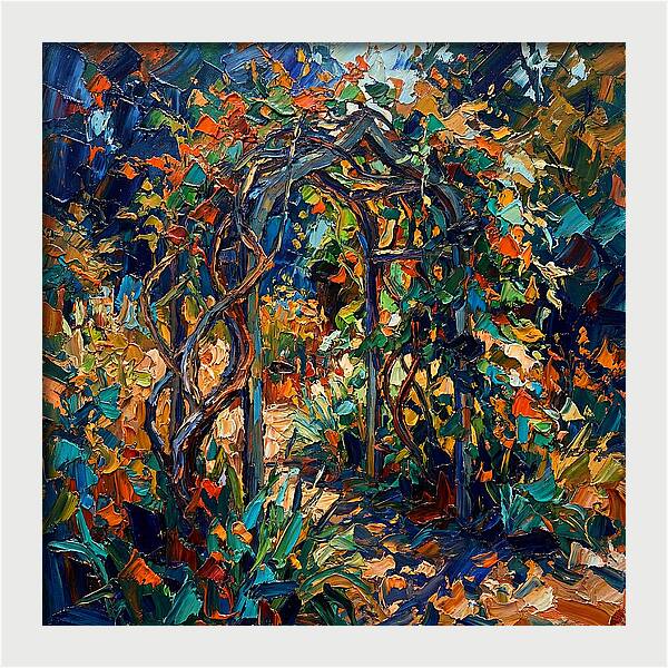 Arbor Pathway In Autumn