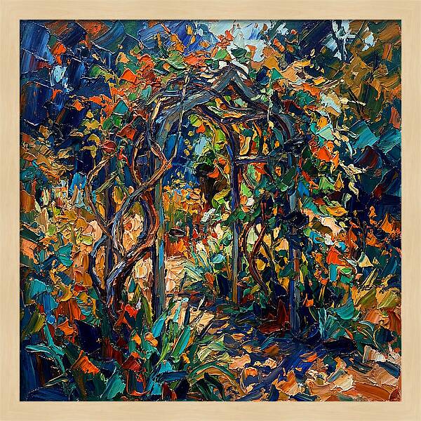 Arbor Pathway In Autumn