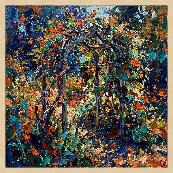 Arbor Pathway In Autumn