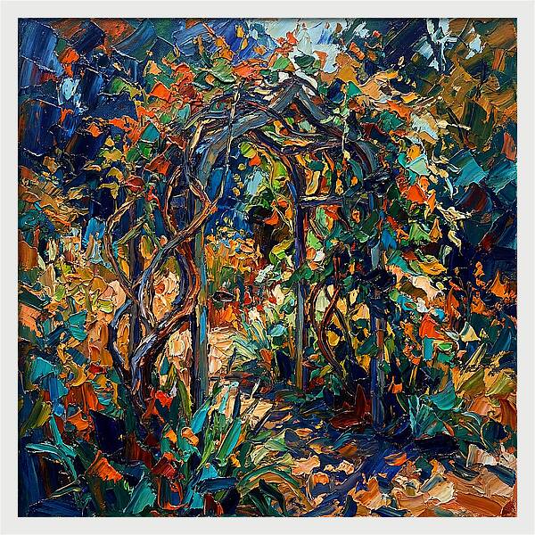Arbor Pathway In Autumn