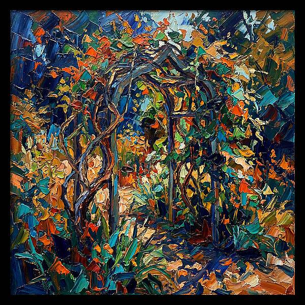 Arbor Pathway In Autumn