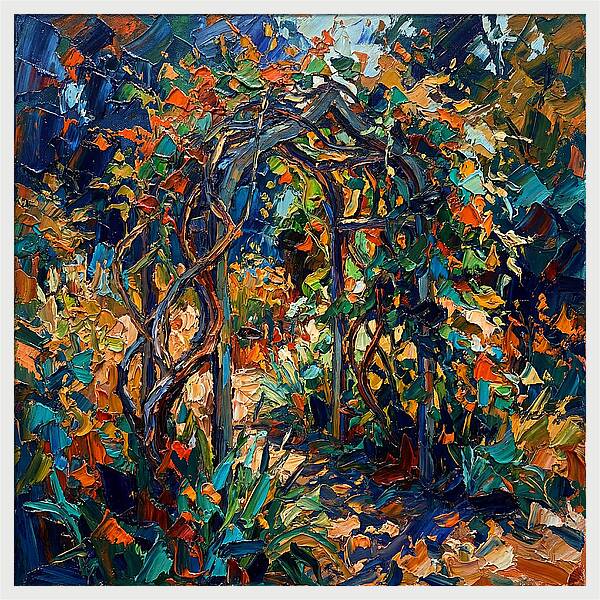 Arbor Pathway In Autumn