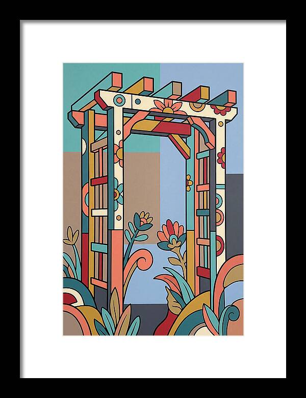 Arbor With Vibrant Flora