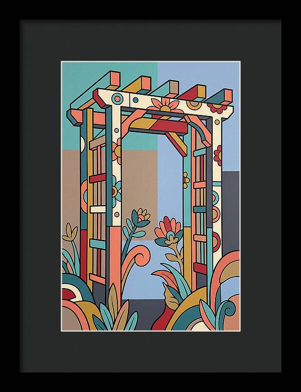 Arbor With Vibrant Flora