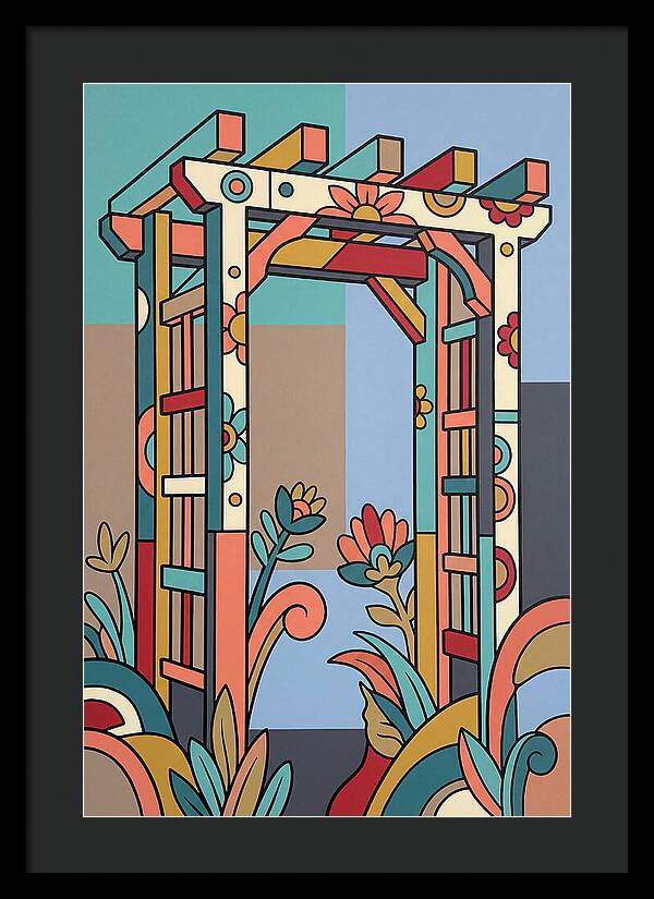Arbor With Vibrant Flora