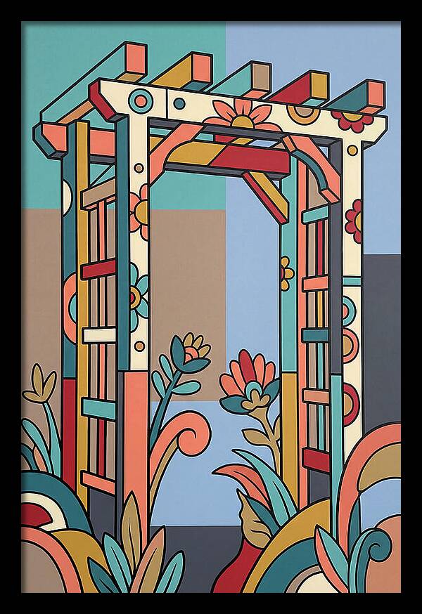 Arbor With Vibrant Flora