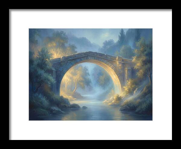 Arch Bridge At Dusk
