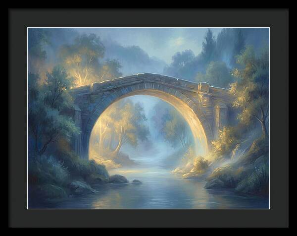 Arch Bridge At Dusk