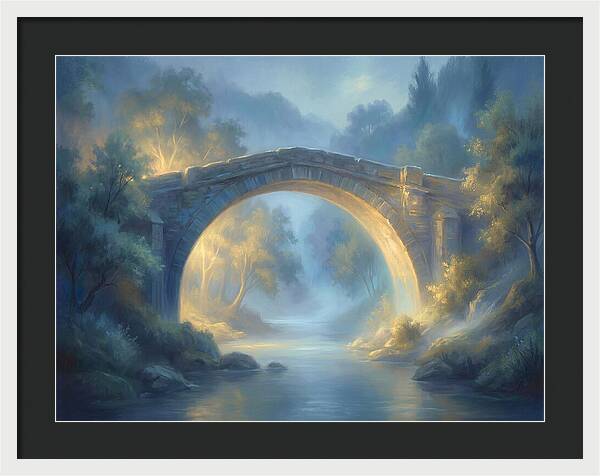 Arch Bridge At Dusk