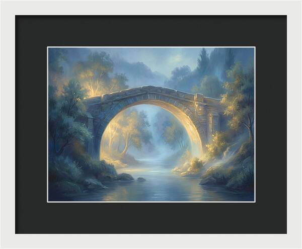 Arch Bridge At Dusk