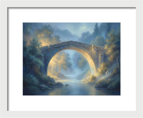 Arch Bridge At Dusk