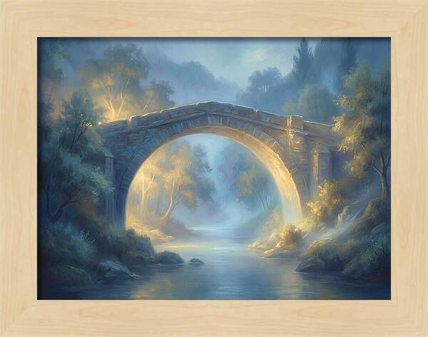 Arch Bridge At Dusk