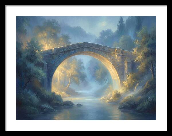 Arch Bridge At Dusk