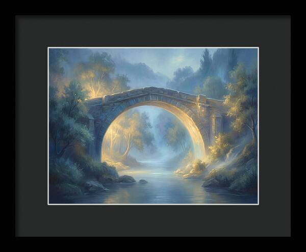 Arch Bridge At Dusk