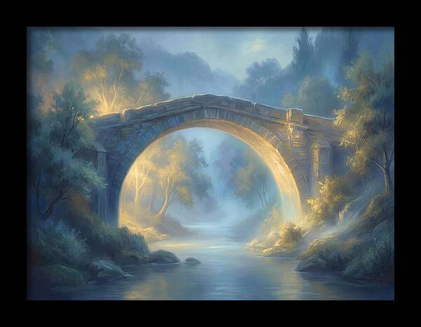 Arch Bridge At Dusk