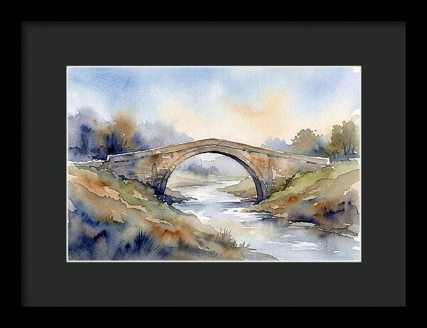 Arch Bridge Over Tranquil Waters