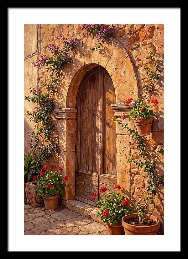 Arched Doorway In Bloom