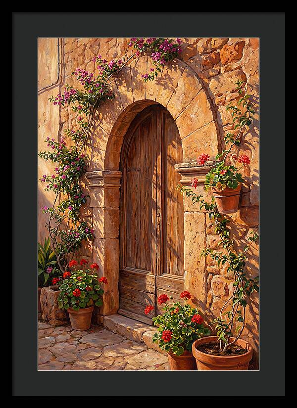 Arched Doorway In Bloom