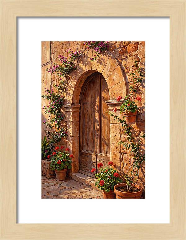 Arched Doorway In Bloom