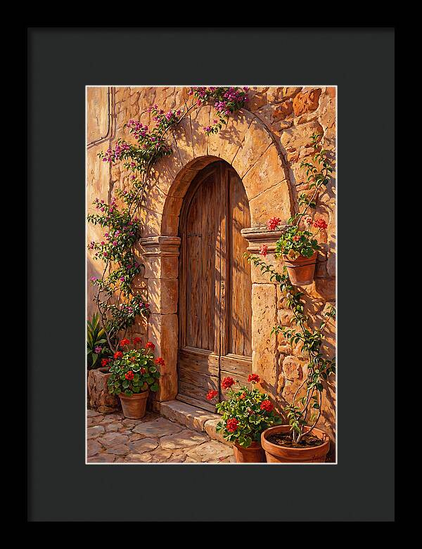Arched Doorway In Bloom