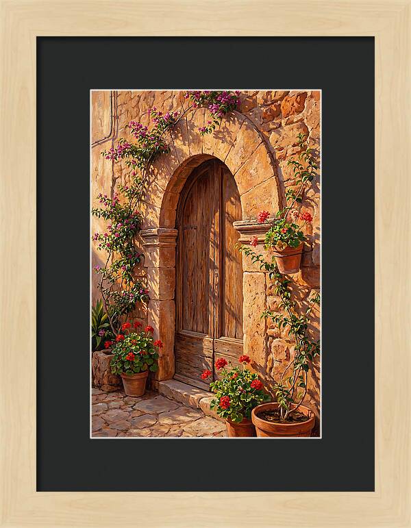 Arched Doorway In Bloom