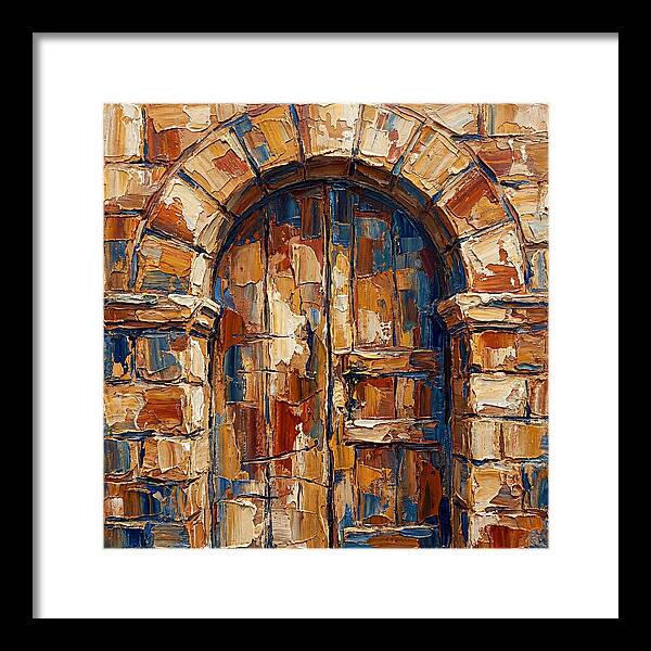 Arched Doorway In Earthy Tones
