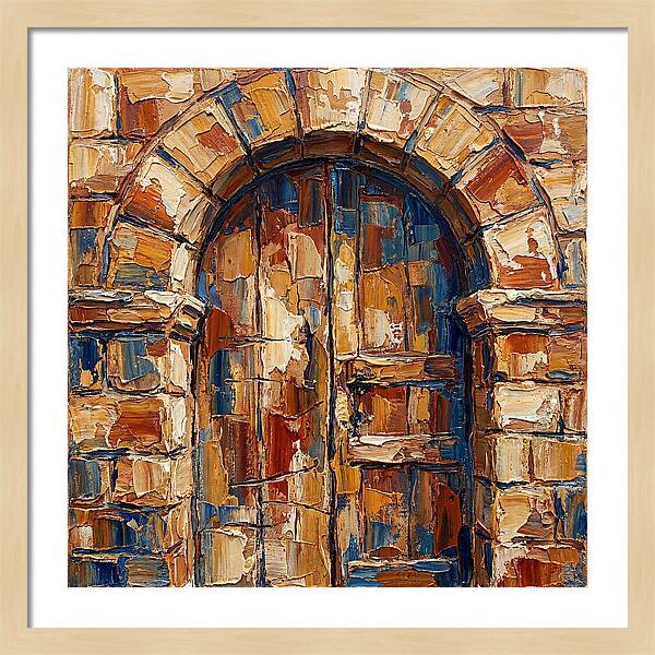 Arched Doorway In Earthy Tones