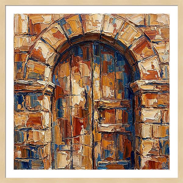 Arched Doorway In Earthy Tones